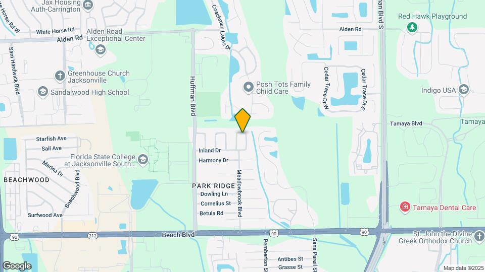 2834 Goldenrod Cir E Map and Location Details