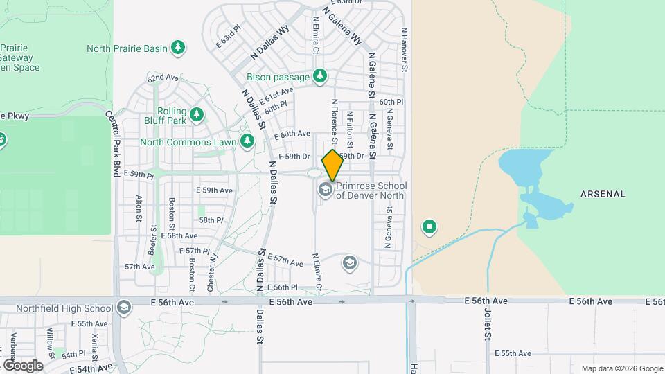 9985 E 59th Ave Map and Location Details