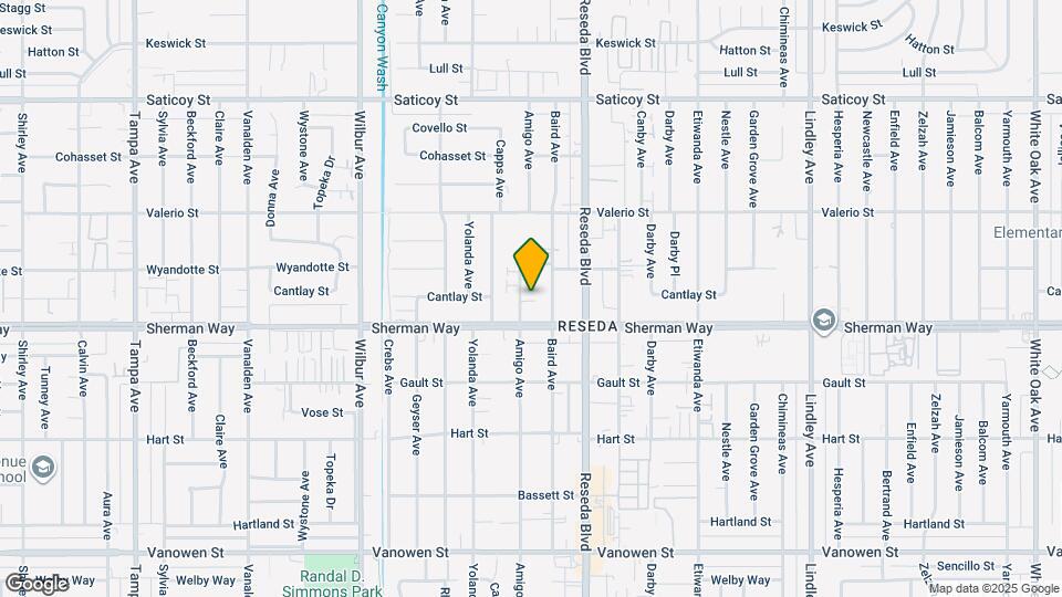 7228 Amigo Ave Map and Location Details