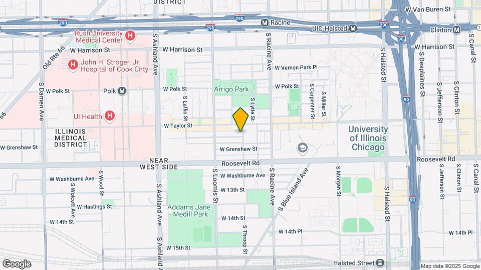 1302 W Fillmore St, Unit 3 Map and Location Details