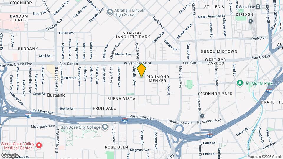 397 S Buena Vista Ave Map and Location Details