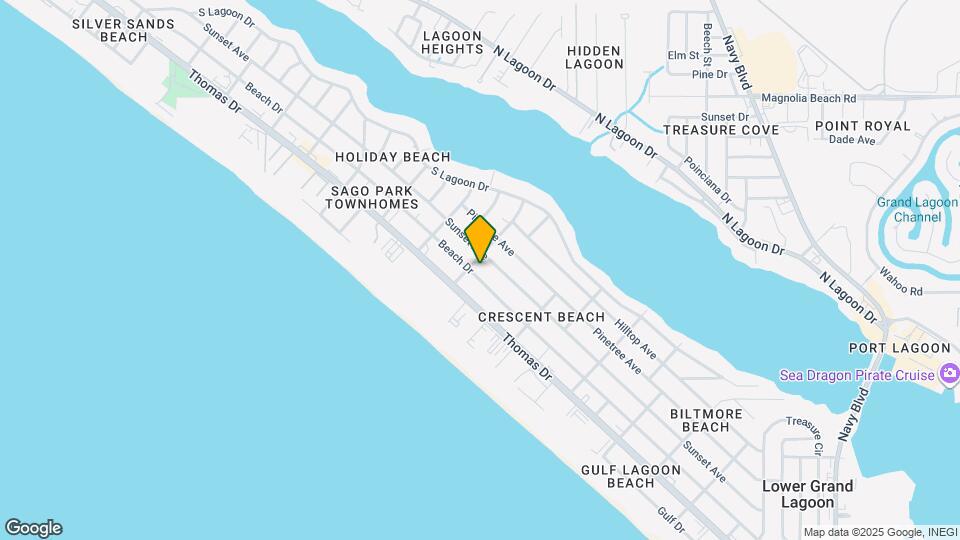 6320 Beach Dr Map and Location Details