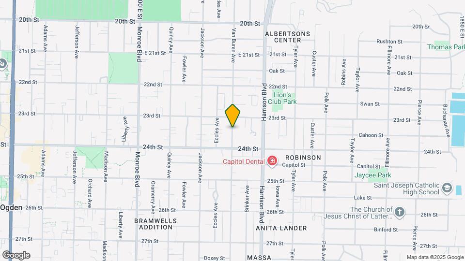 2338 Van Buren Ave Map and Location Details