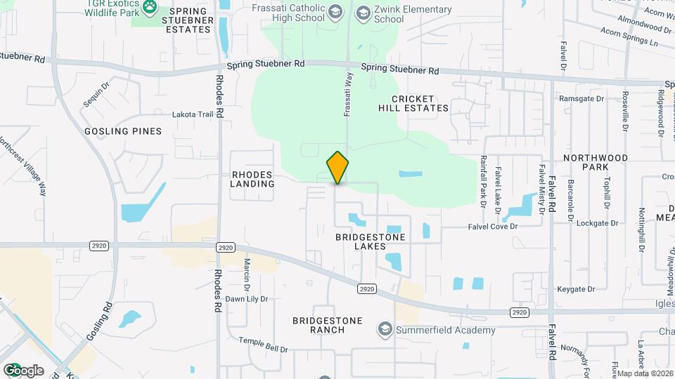 22418 Bridgestone Ridge Dr Map and Location Details