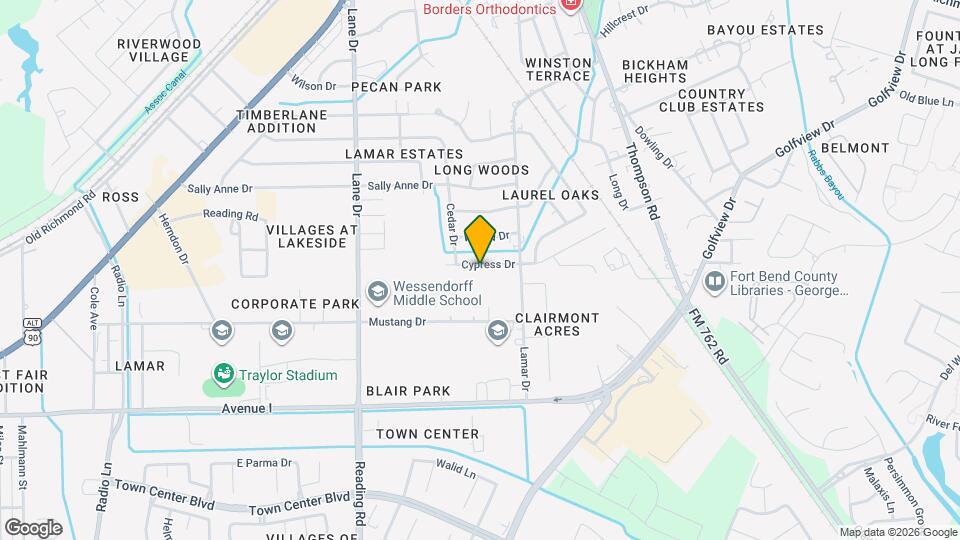 1803 Cypress Dr Map and Location Details