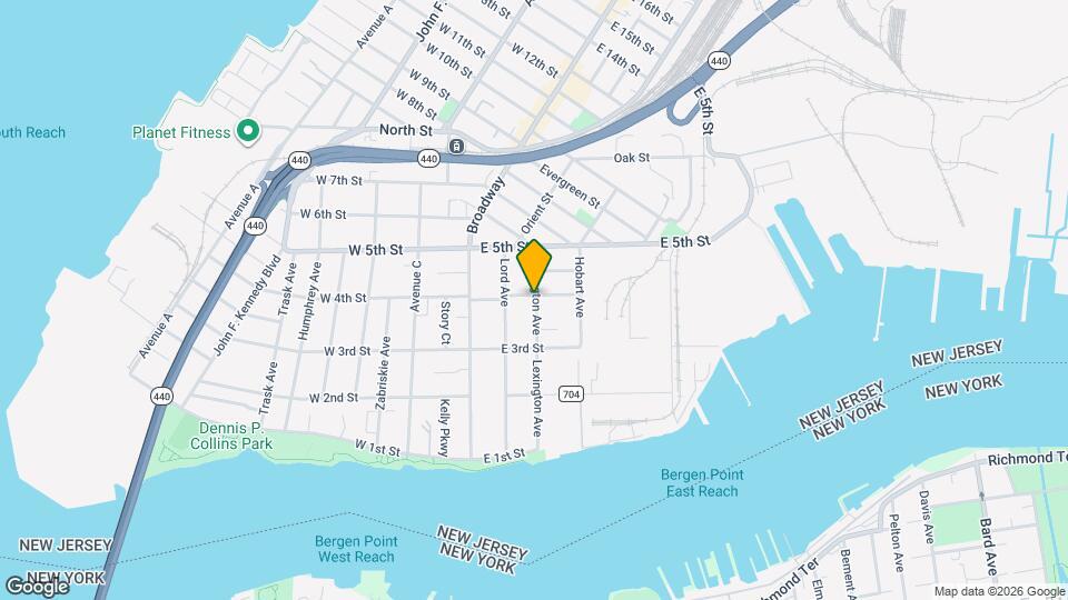 44 E 4th St Map and Location Details