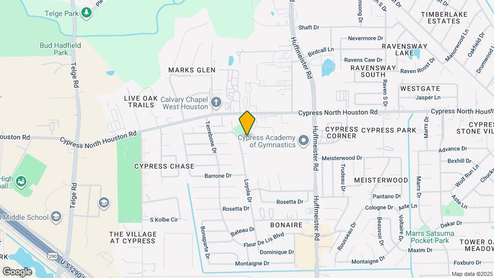 11723 Cypress Creek Forest Dr Map and Location Details