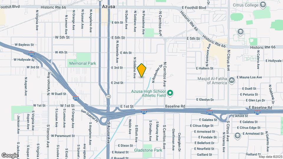 211 N Pasadena Ave Map and Location Details