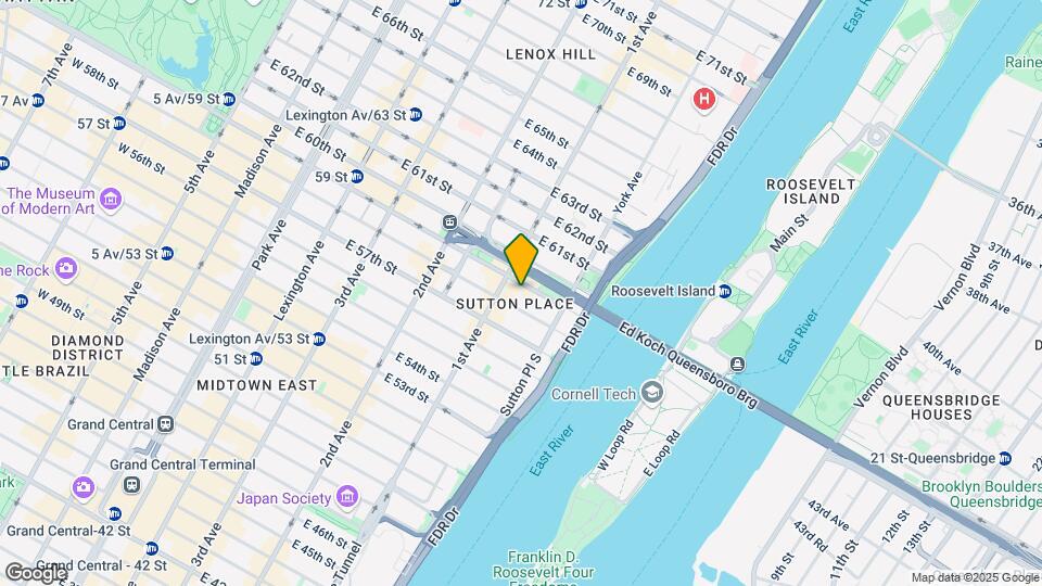410 E 59th St Map and Location Details