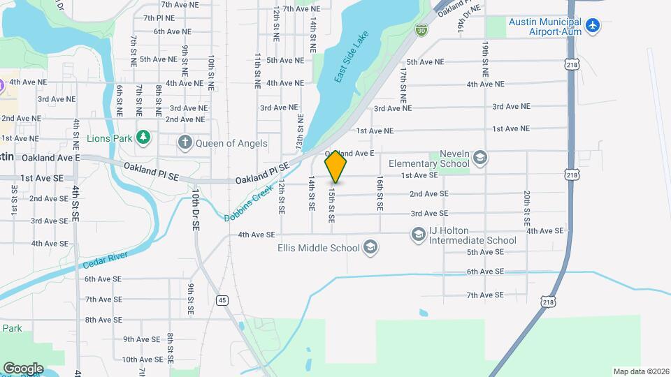 205 15th St SE Map and Location Details