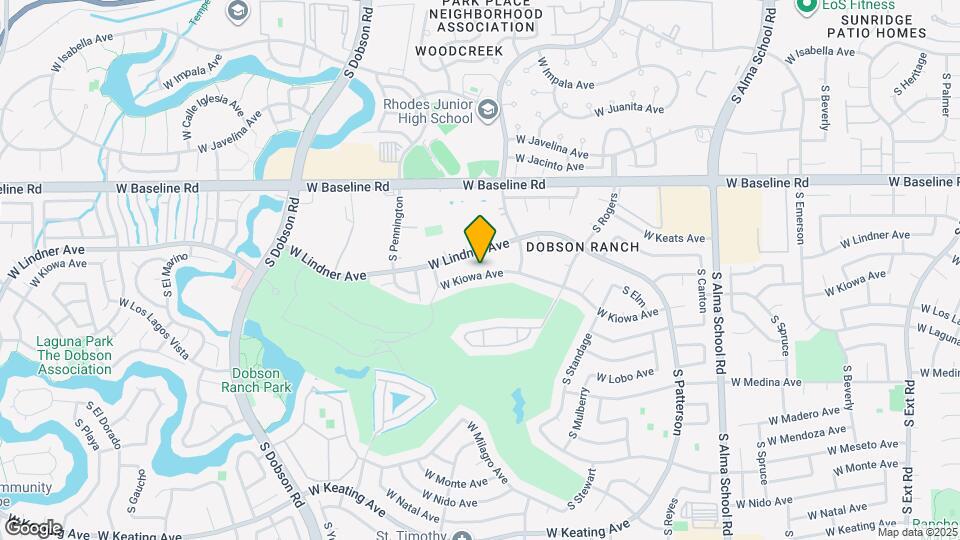 1650 W Kiowa Ave Map and Location Details