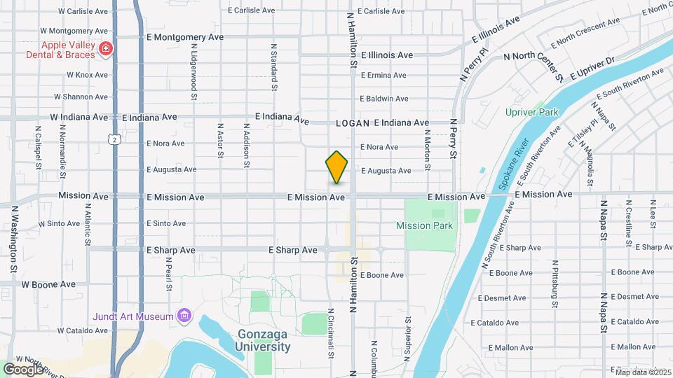 807 E Mission Ave Map and Location Details