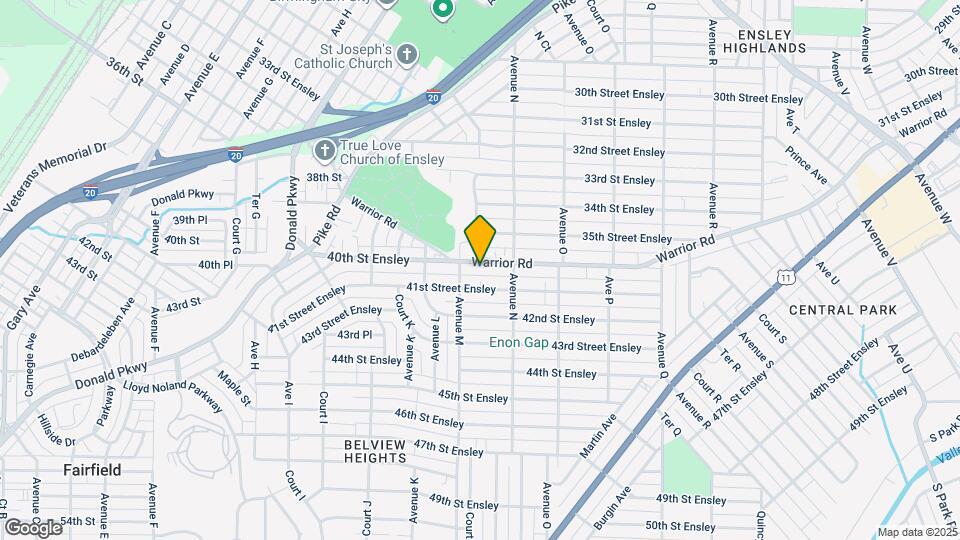 1317 Warrior Rd Map and Location Details