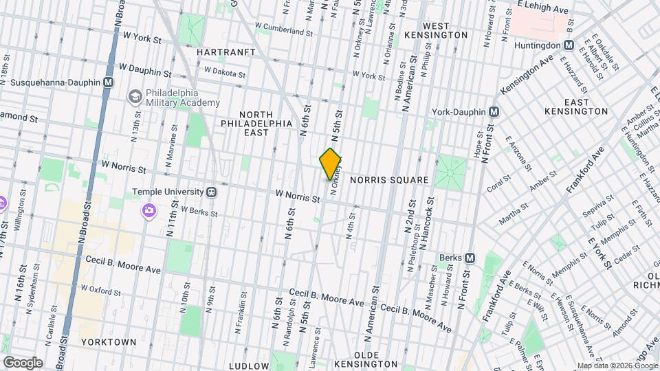 2027 N 5th St Map and Location Details