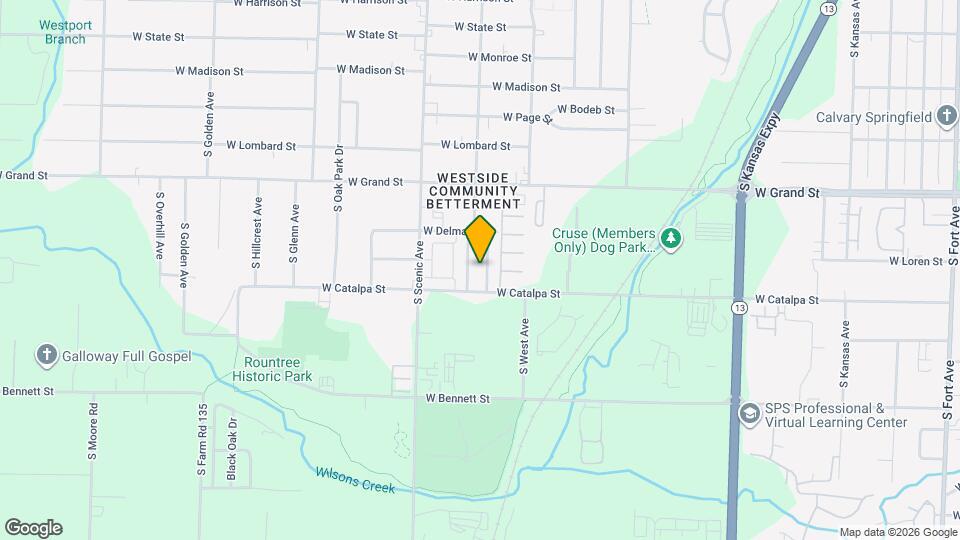 1131 S Brown Ave Map and Location Details