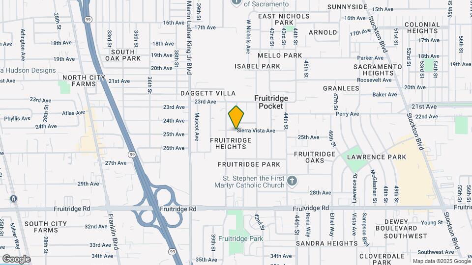 3996 Sierra Vista Ave Map and Location Details