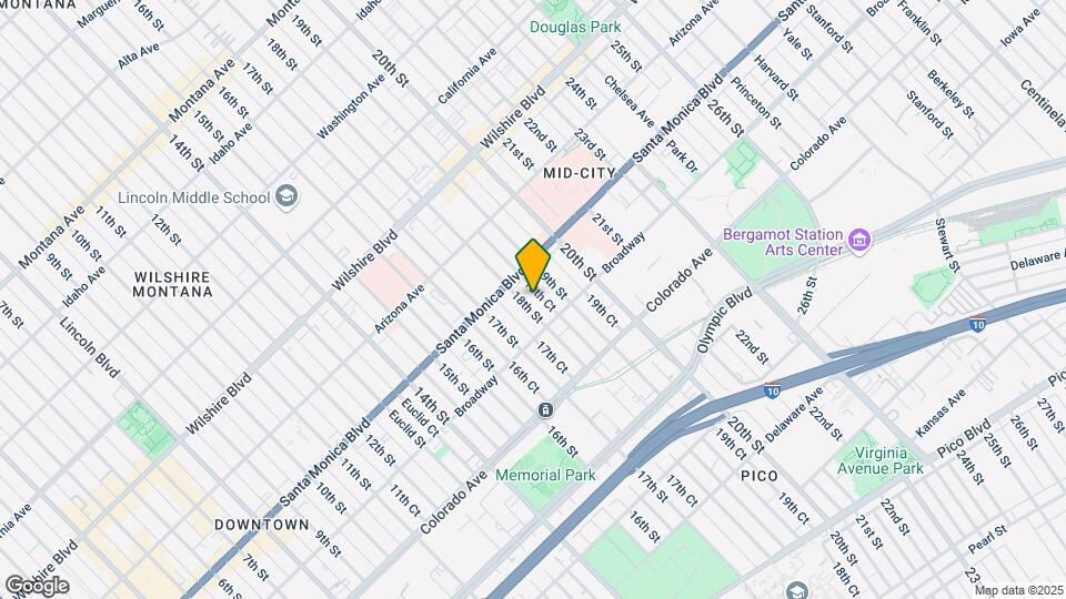 1427 18th St Map and Location Details