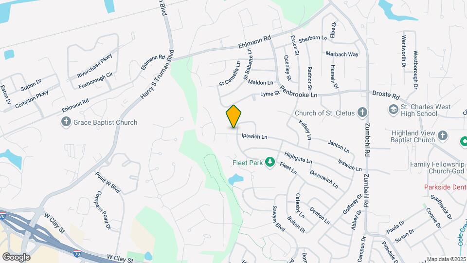 3502 Ipswich Ln Map and Location Details