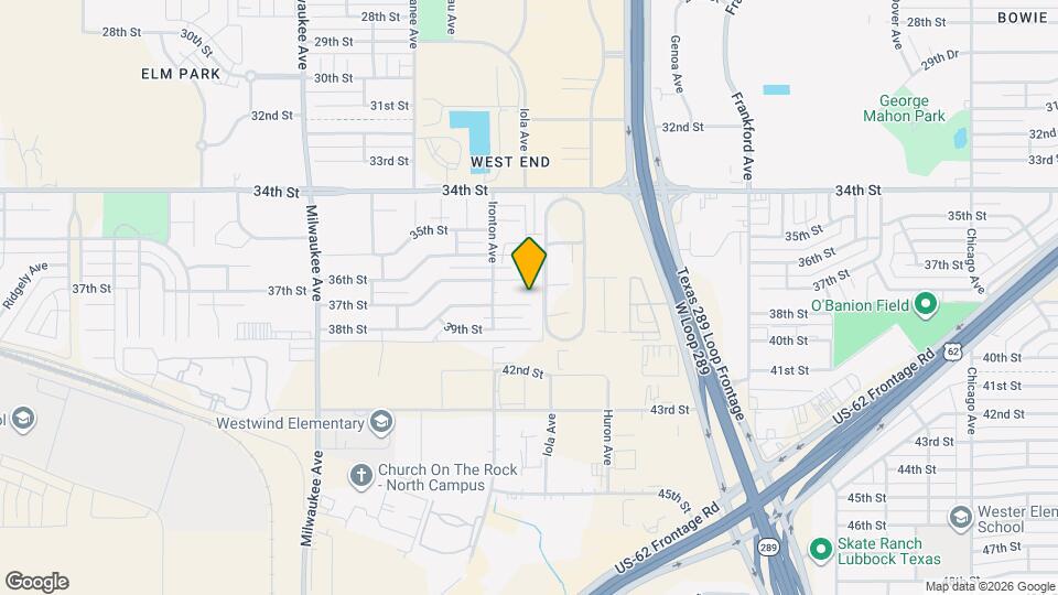 6106 38th St Map and Location Details
