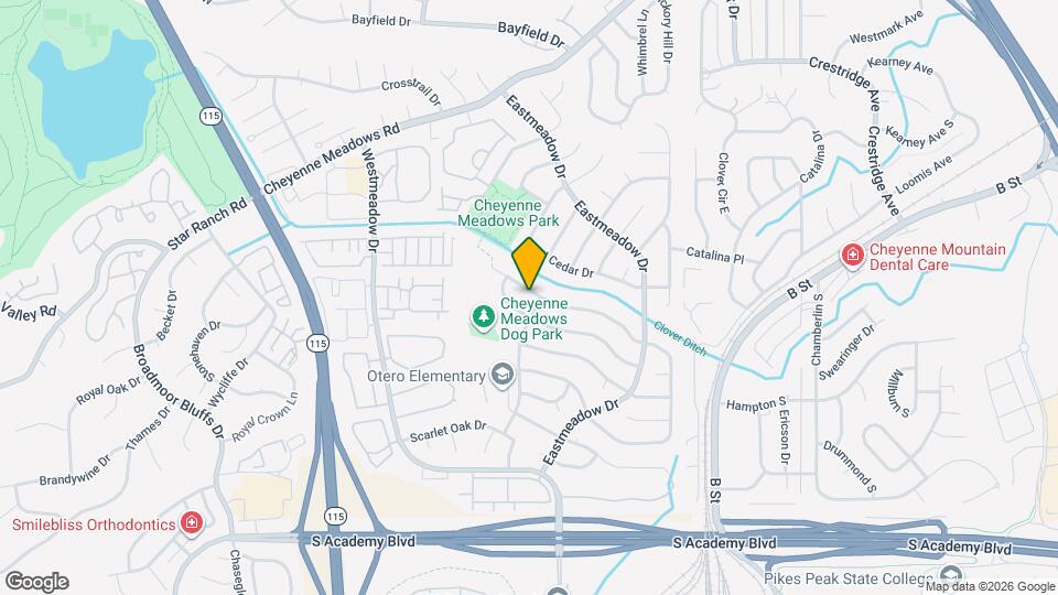 1265 Canoe Creek Dr N Map and Location Details