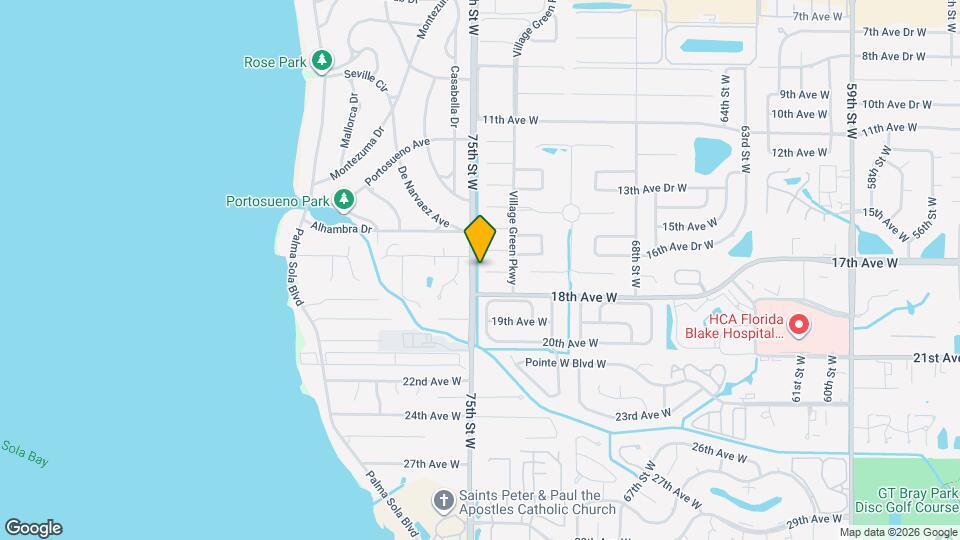 7412 14th Ave W Map and Location Details