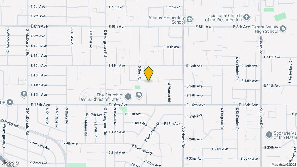 14310 E 13th Ave Mapa y Detalles de la Ubicación