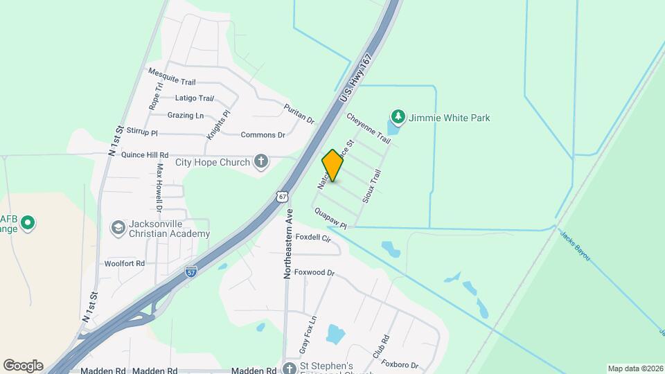 102 Arapaho Pl Map and Location Details