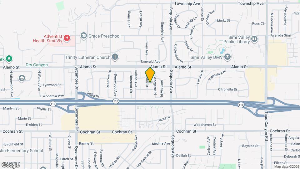 2688 Sasha Ct Mapa y Detalles de la Ubicación