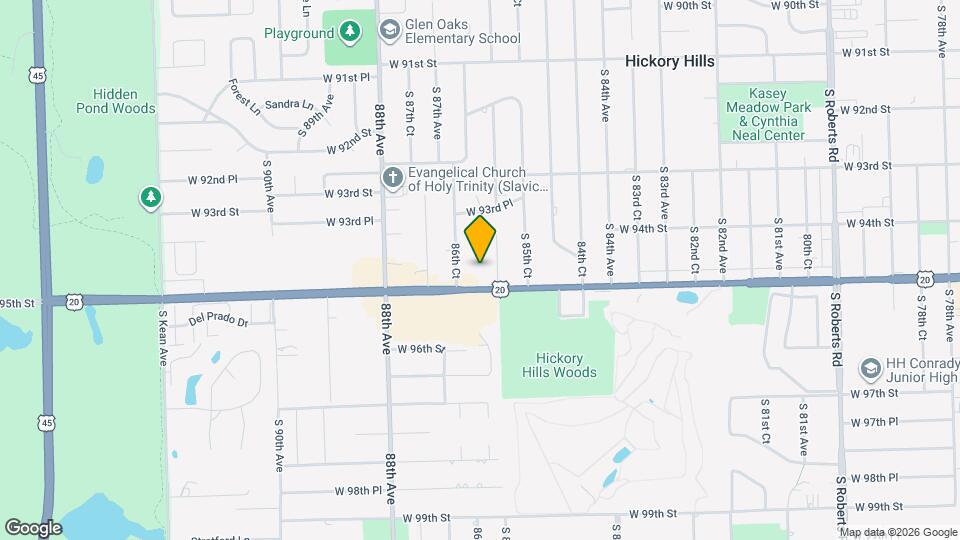 9450 Greenbriar Ln Map and Location Details