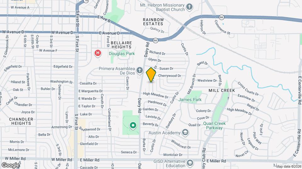 1101 Tensley Dr Map and Location Details