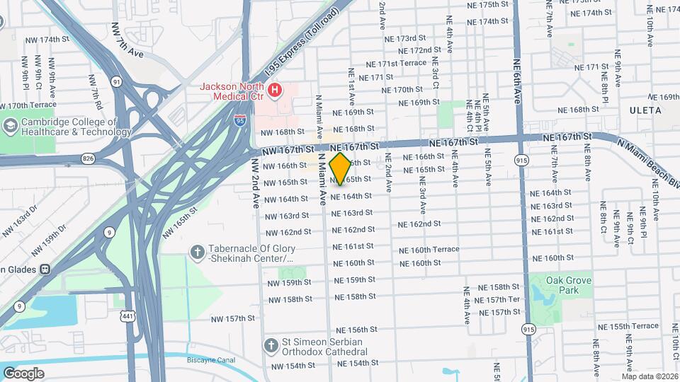 45 NE 164th St Map and Location Details
