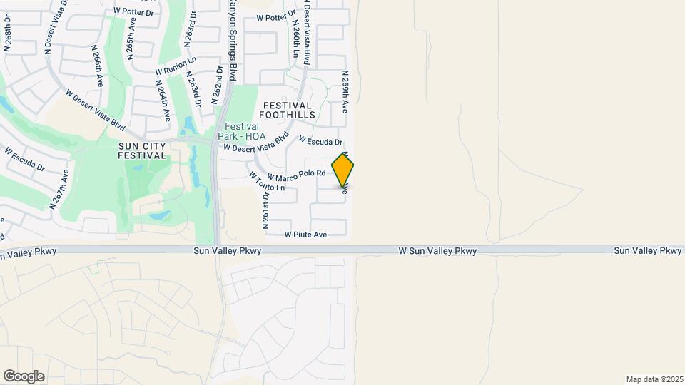 25925 W Tonto Ln Map and Location Details