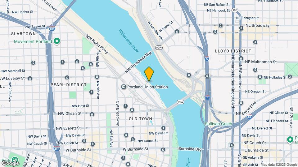 820 NW Naito Pkwy Map and Location Details