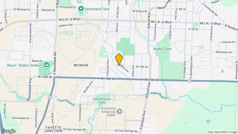 1249 Ellis Ave Map and Location Details