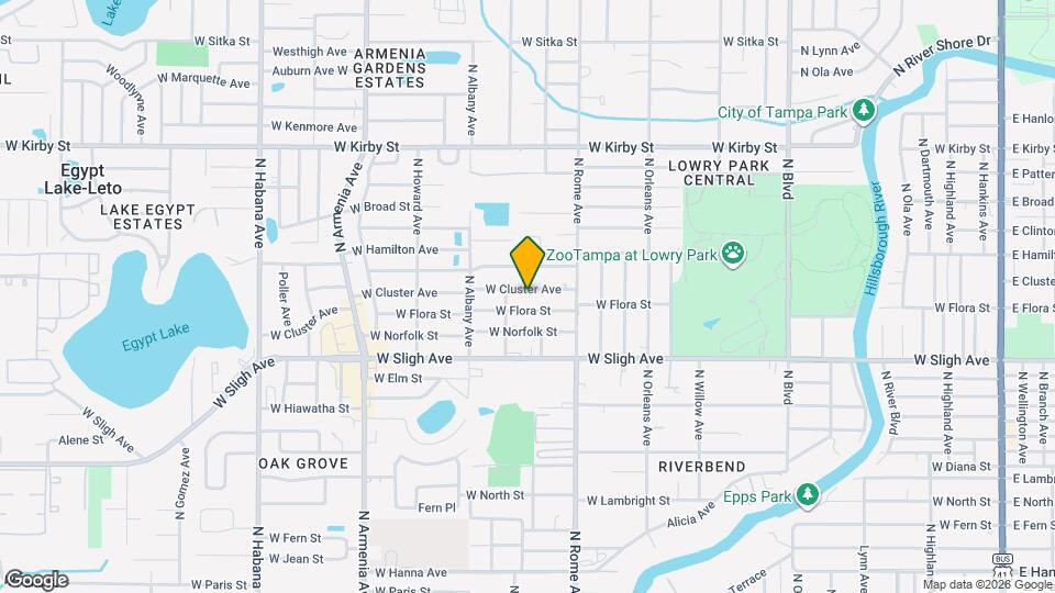 1808 W Cluster Ave Map and Location Details