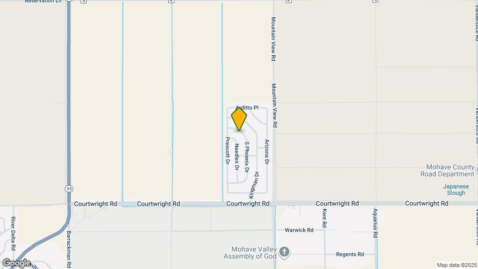 9821 S Phoenix Dr Map and Location Details