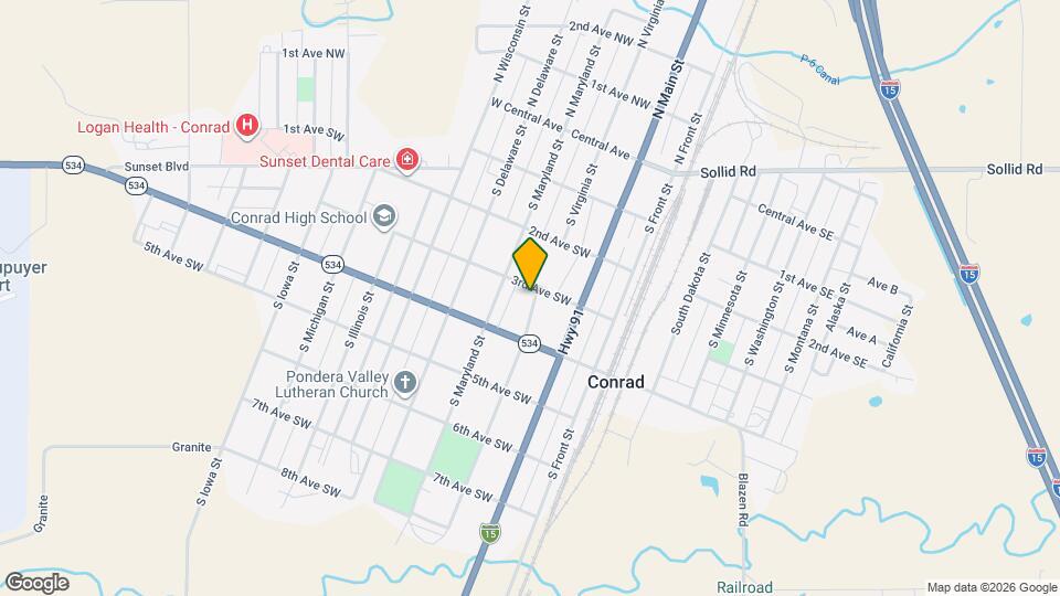 304 S Virginia St, Unit Apt Map and Location Details