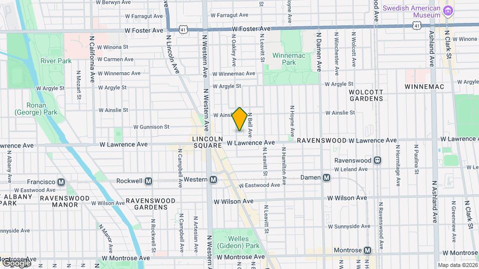 4815 N Oakley Ave Mapa y Detalles de la Ubicación