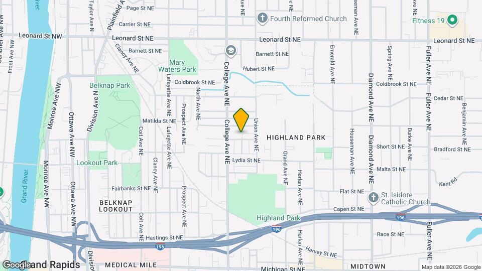 527 Hopson St NE Map and Location Details