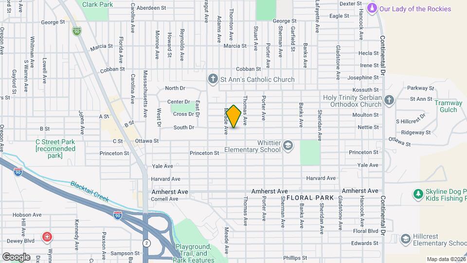 2508 Nettie St Map and Location Details