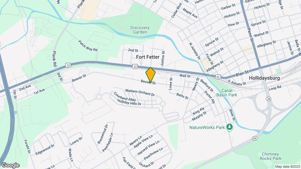 735 Beaver St Mapa y Detalles de la Ubicación
