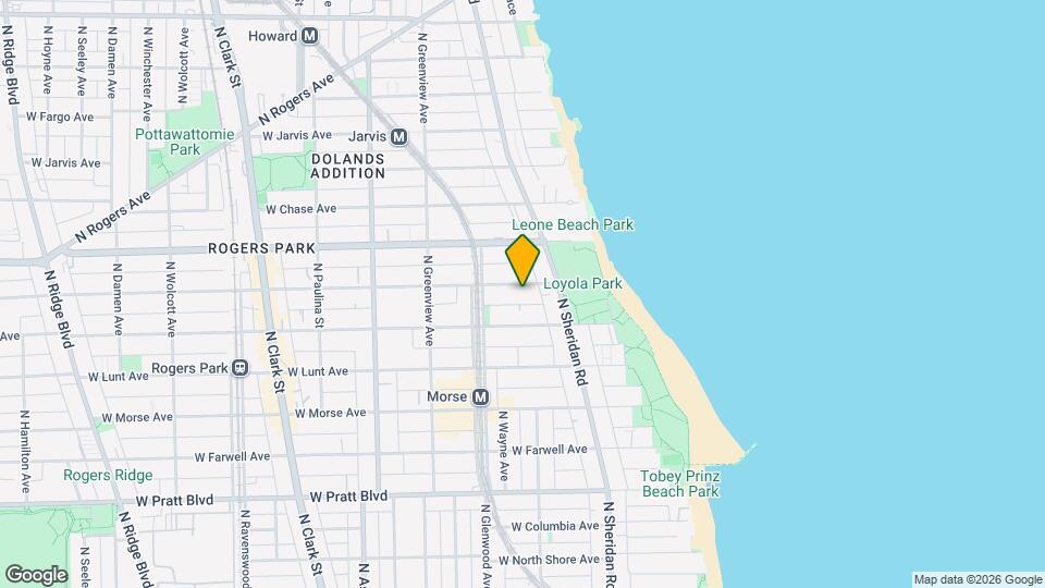 1335 W Estes Ave Map and Location Details