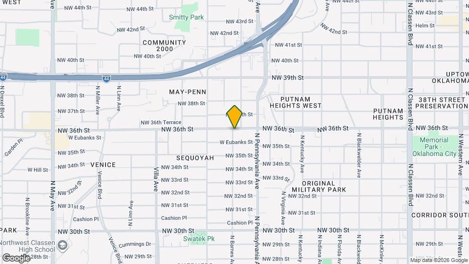 2144 NW 36th St Map and Location Details