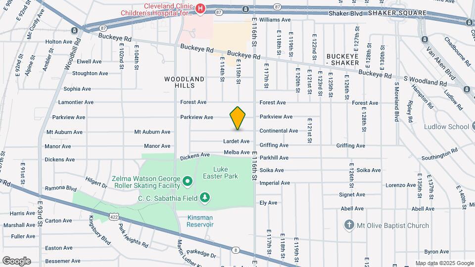 11420 Continental Ave Map and Location Details
