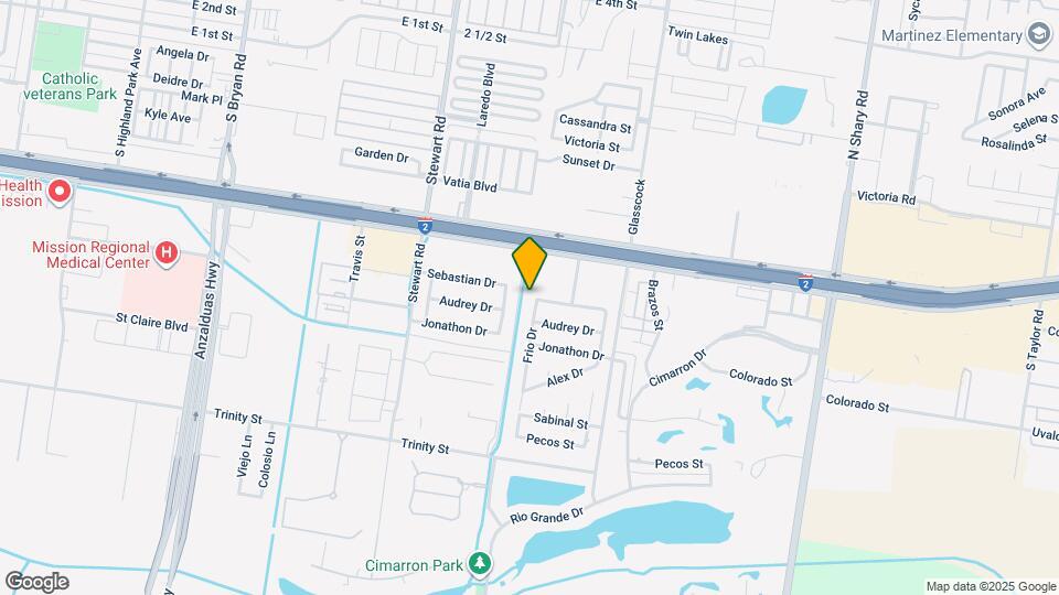 802 Frio Dr Map and Location Details