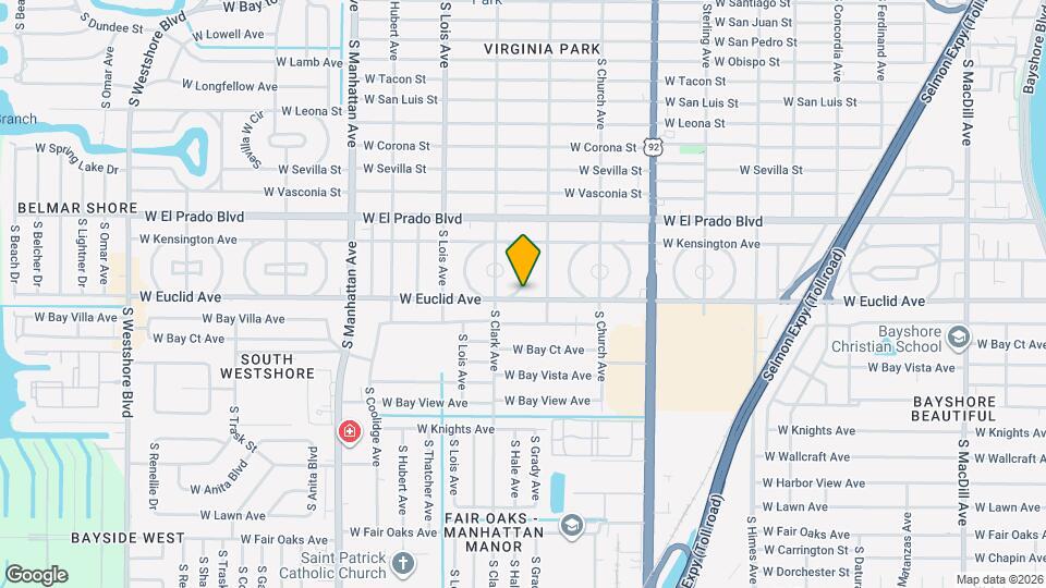 4009 W Euclid Ave Map and Location Details