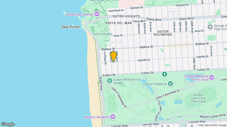 4641 Cabrillo St Map and Location Details