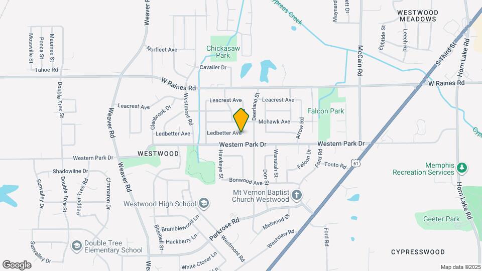 735 Ledbetter Ave Map and Location Details