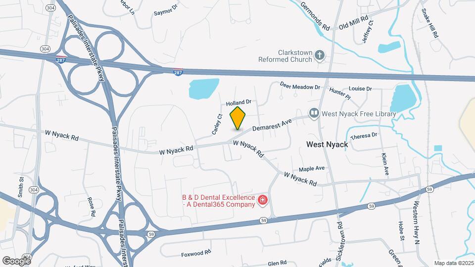 86 Demarest Ave Map and Location Details