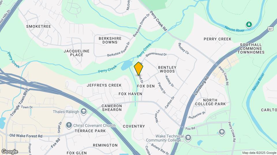 7019 Beaverwood Dr Map and Location Details